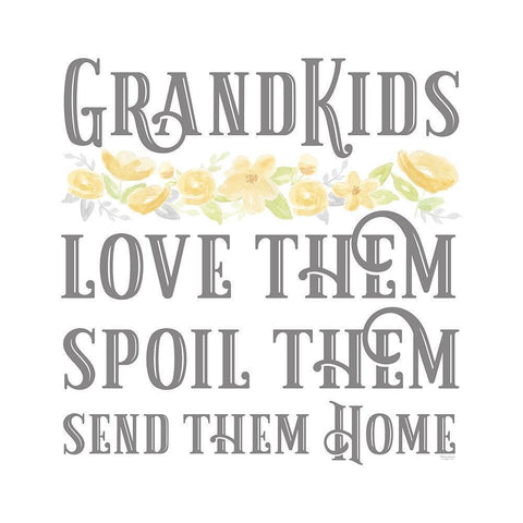 Grandparent Life VIII-Spoil Them Black Modern Wood Framed Art Print with Double Matting by Reed, Tara