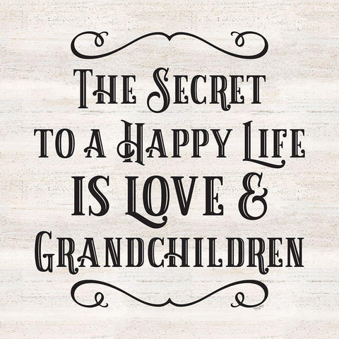 Grandparent Life XI-Secret Black Modern Wood Framed Art Print with Double Matting by Reed, Tara