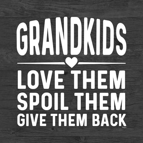 Grandparent Life black VIII-Spoil Them Gold Ornate Wood Framed Art Print with Double Matting by Reed, Tara