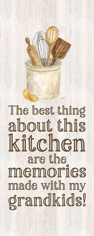 Grandparent Life vertical II-Memories White Modern Wood Framed Art Print with Double Matting by Reed, Tara