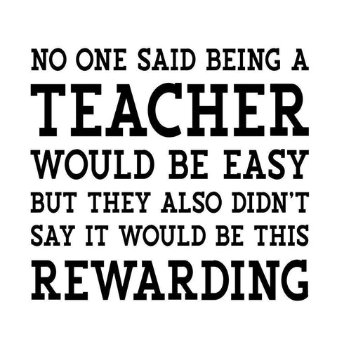 Teacher Truths VII-Rewarding White Modern Wood Framed Art Print with Double Matting by Reed, Tara