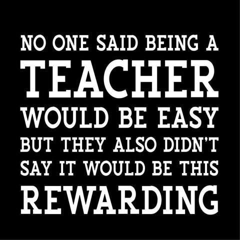 Teacher Truths black VII-Rewarding Gold Ornate Wood Framed Art Print with Double Matting by Reed, Tara