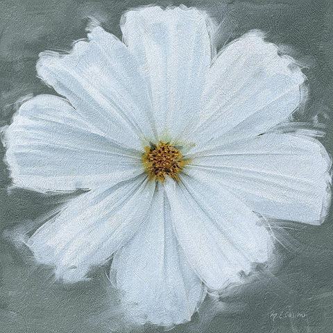 Garden  Dream VIII White Modern Wood Framed Art Print by Cusson, Marie Elaine