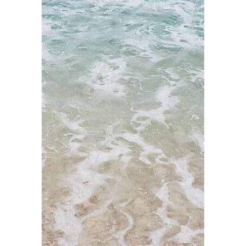Beach  Shore I Black Modern Wood Framed Art Print by Cusson, Marie Elaine