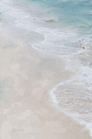 Beach  Shore III Black Ornate Wood Framed Art Print with Double Matting by Cusson, Marie Elaine