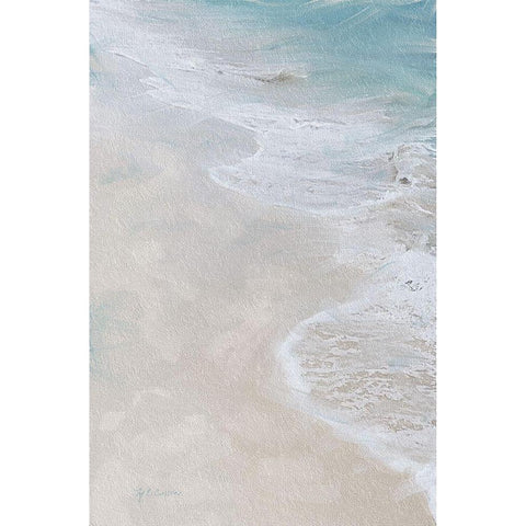 Beach  Shore III Black Modern Wood Framed Art Print with Double Matting by Cusson, Marie Elaine