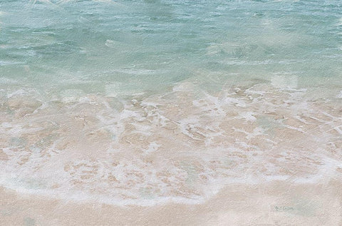 Beach  Shore V White Modern Wood Framed Art Print with Double Matting by Cusson, Marie Elaine