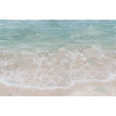 Beach  Shore V White Modern Wood Framed Art Print by Cusson, Marie Elaine
