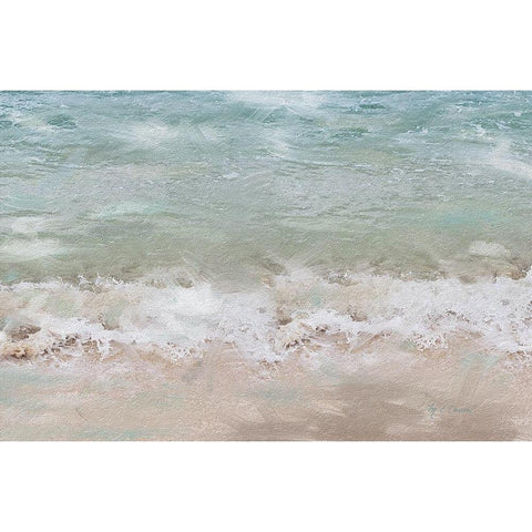 Beach  Shore VI Black Modern Wood Framed Art Print with Double Matting by Cusson, Marie Elaine
