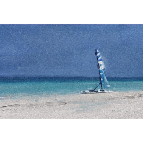Beach  Shore XI Black Modern Wood Framed Art Print with Double Matting by Cusson, Marie Elaine