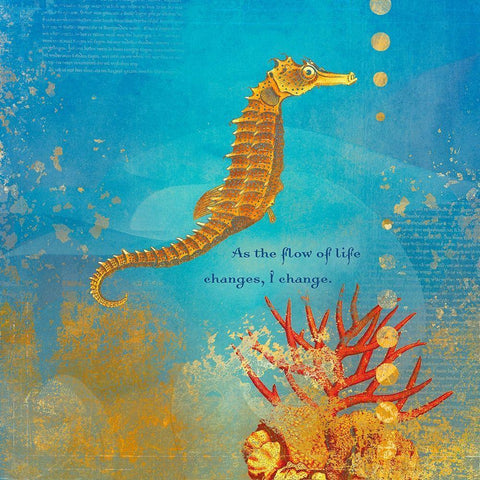 Creative  Visualization XIII-Change White Modern Wood Framed Art Print by Duirwaigh