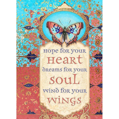 Living  Out Loud X-Wings Gold Ornate Wood Framed Art Print with Double Matting by Duirwaigh