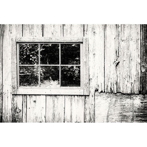Out  the Window Black Modern Wood Framed Art Print by Manelis, Jessica