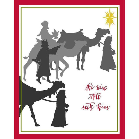 Wise Men Still Seek Him Gold Ornate Wood Framed Art Print with Double Matting by Sowell, Sharyn
