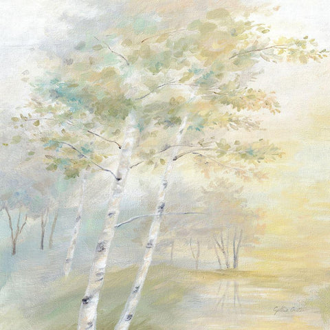 Sunny Glow I White Modern Wood Framed Art Print by Coulter, Cynthia