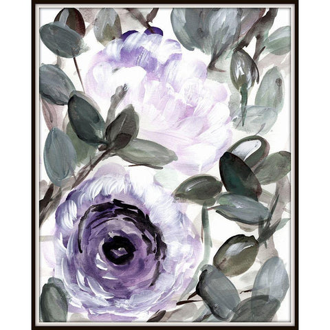 Farmhouse  Bush purple I Gold Ornate Wood Framed Art Print with Double Matting by Chapman, Marcy
