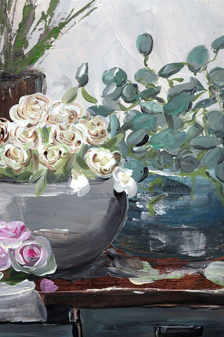 Created  in Variety Black Ornate Wood Framed Art Print with Double Matting by Chapman, Marcy