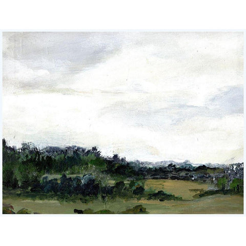 Open  Skies Black Modern Wood Framed Art Print with Double Matting by Chapman, Marcy