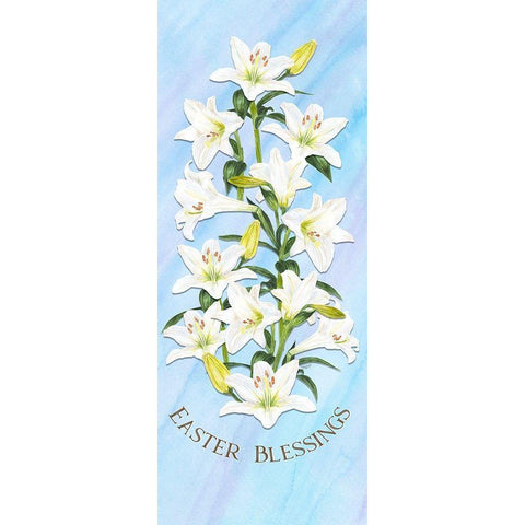 He  is Risen vertical I-Easter Blessings Black Modern Wood Framed Art Print by Reed, Tara