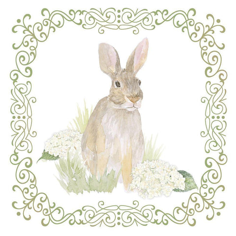 Vintage  Easter I Black Ornate Wood Framed Art Print with Double Matting by Reed, Tara