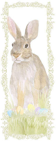 Vintage  Easter vertical II Black Ornate Wood Framed Art Print with Double Matting by Reed, Tara