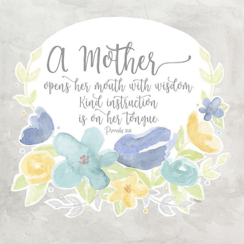 Mothers  Garden IV-Wisdom Gold Ornate Wood Framed Art Print with Double Matting by Reed, Tara