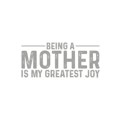 Mother  Sentiments panel I-Greatest Joy Black Modern Wood Framed Art Print with Double Matting by Reed, Tara