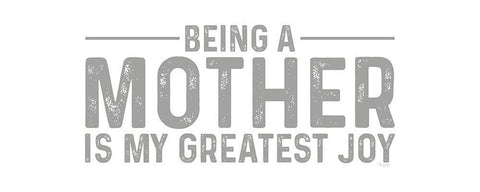 Mother  Sentiments panel I-Greatest Joy White Modern Wood Framed Art Print with Double Matting by Reed, Tara