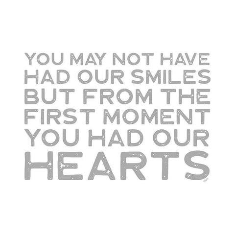 Adoption  Sentiments I-Our Hearts Black Ornate Wood Framed Art Print with Double Matting by Reed, Tara