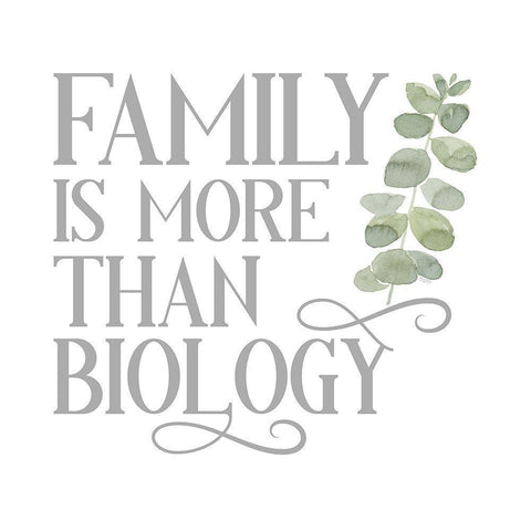 Adoption  Inspiration I-Family White Modern Wood Framed Art Print by Reed, Tara