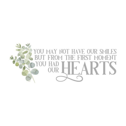 Adoption  Inspiration panel I-Our Hearts Gold Ornate Wood Framed Art Print with Double Matting by Reed, Tara