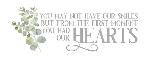 Adoption  Inspiration panel I-Our Hearts Black Ornate Wood Framed Art Print with Double Matting by Reed, Tara