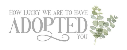 Adoption  Inspiration panel II-Lucky Black Ornate Wood Framed Art Print with Double Matting by Reed, Tara