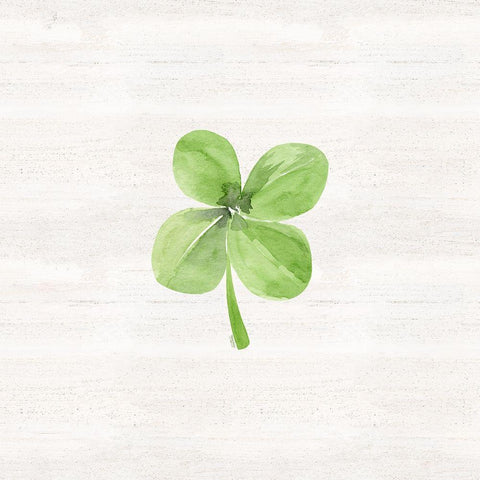 Shamrock  Rainbows IV White Modern Wood Framed Art Print by Reed, Tara