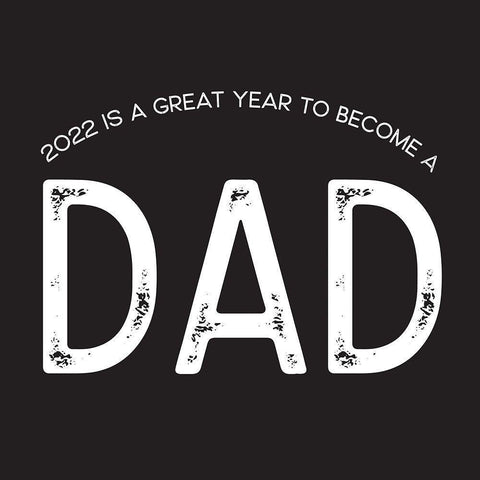 Fathers Day Sentiment black I-Dad Gold Ornate Wood Framed Art Print with Double Matting by Reed, Tara