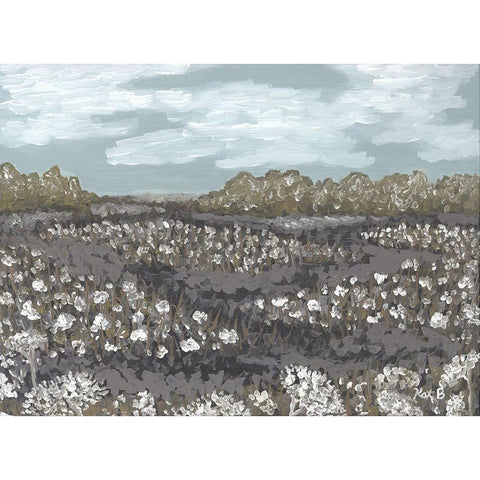 Black Creek White Modern Wood Framed Art Print by Bryan, Kathleen