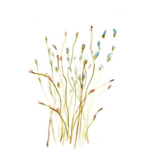 Little Paint Brushes Black Modern Wood Framed Art Print by Chapman, Marcy
