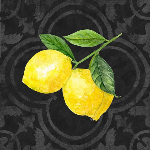 Live with Zest III Black Modern Wood Framed Art Print by Reed, Tara