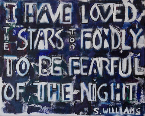 I  Have Loved White Modern Wood Framed Art Print with Double Matting by Marie, Susanne