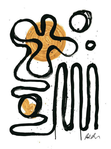 Happy Hours White Modern Wood Framed Art Print with Double Matting by Augustine, Jodi