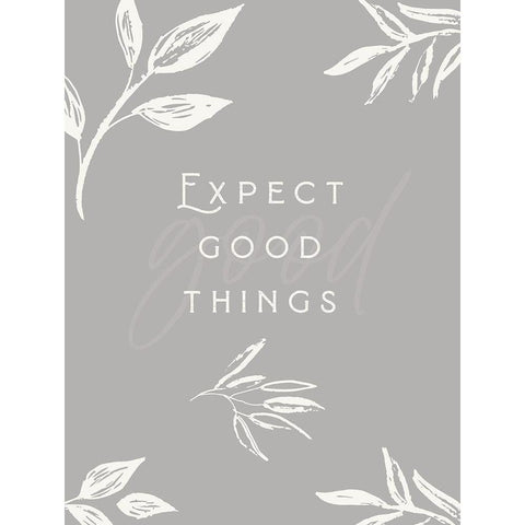 Simple Nature I-Good Things Black Modern Wood Framed Art Print by HM Design