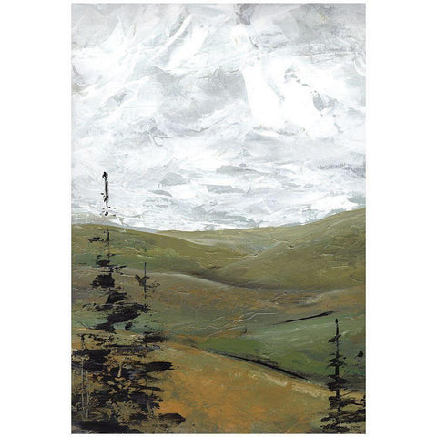 Evergreen Gold Ornate Wood Framed Art Print with Double Matting by Chapman, Marcy