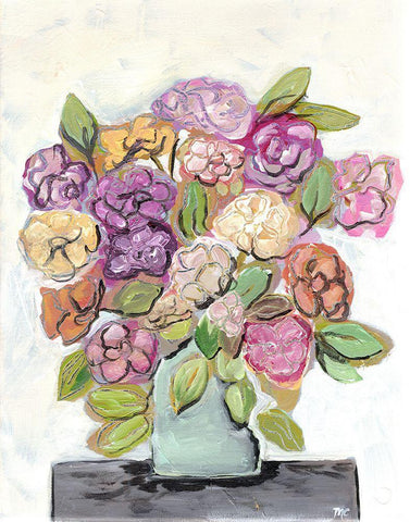 Placed in Sunshine Black Ornate Wood Framed Art Print with Double Matting by Chapman, Marcy