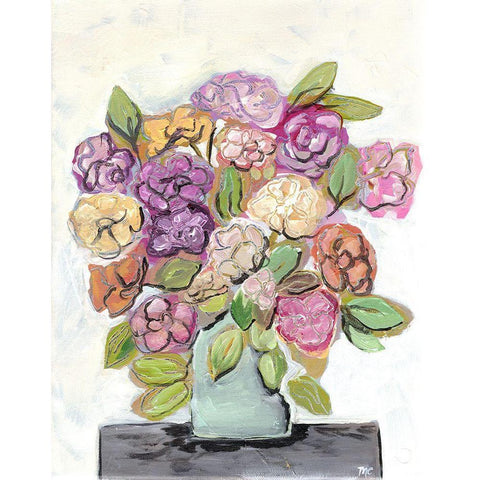 Placed in Sunshine White Modern Wood Framed Art Print by Chapman, Marcy