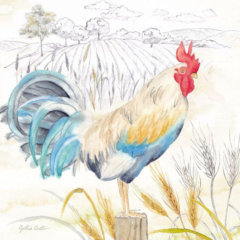 Good Morning Sunshine III Black Modern Wood Framed Art Print with Double Matting by Coulter, Cynthia