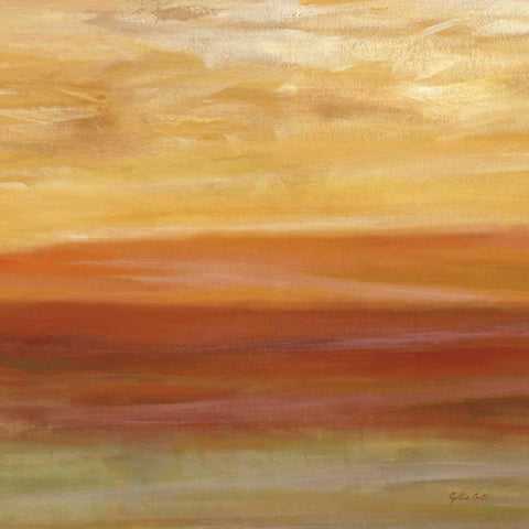 Horizons Spice II Black Ornate Wood Framed Art Print with Double Matting by Coulter, Cynthia