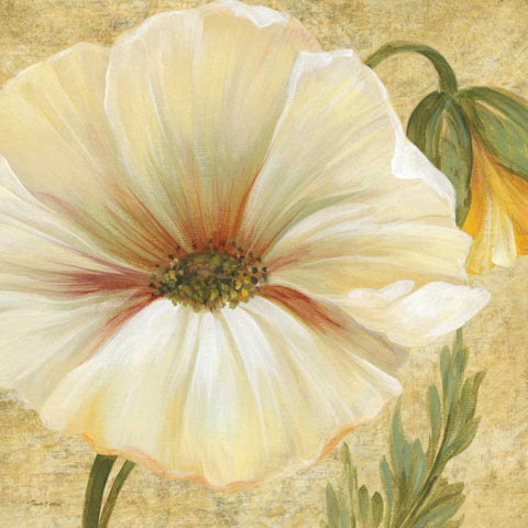 Primavera III Gold Ornate Wood Framed Art Print with Double Matting by Gladding, Pamela