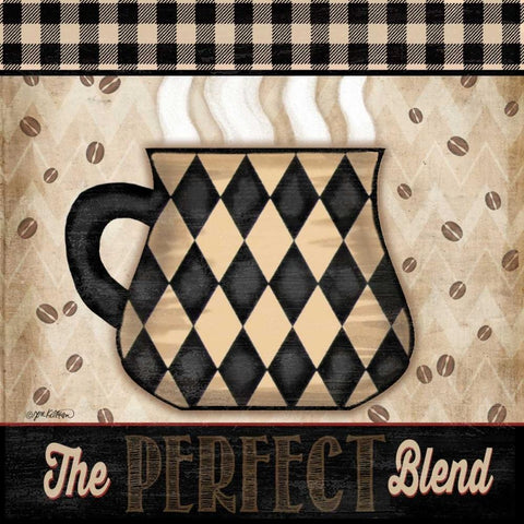 Premium Coffee IV Gold Ornate Wood Framed Art Print with Double Matting by Killeen, Jen