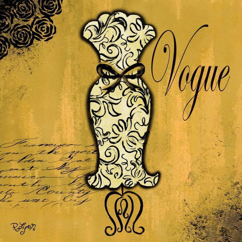 All Dressed Up IV Black Modern Wood Framed Art Print by Lyon, Rebecca