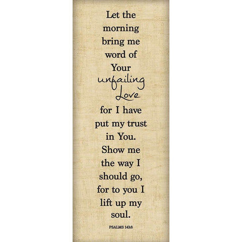 Bible Verse Panel I Black Modern Wood Framed Art Print with Double Matting by Hartworks